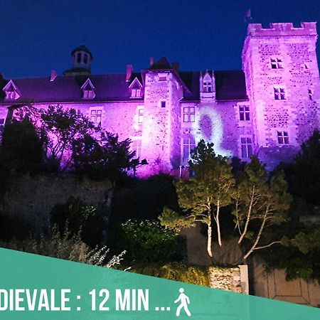 Artbleu -Tout Confort - Ideal Pros - Proche Commerces Montlucon Luaran gambar