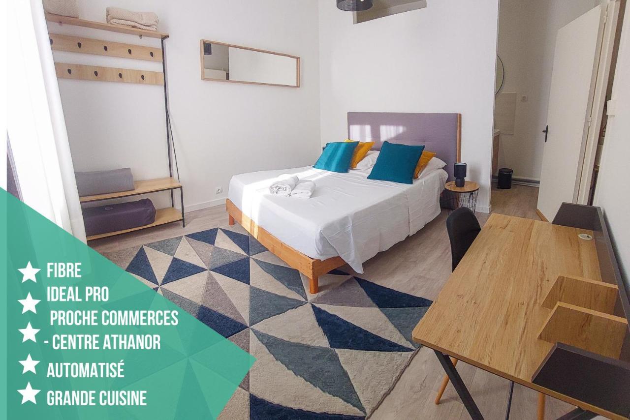 Artbleu -Tout Confort - Ideal Pros - Proche Commerces Montlucon Luaran gambar